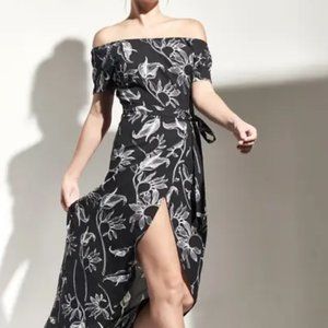 Stunning Black Floral Maxi | Never Worn!